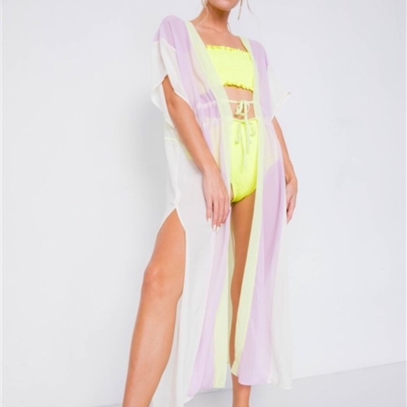 //LEMONADE KIMONO COVER-UP - Picture 2 of 16